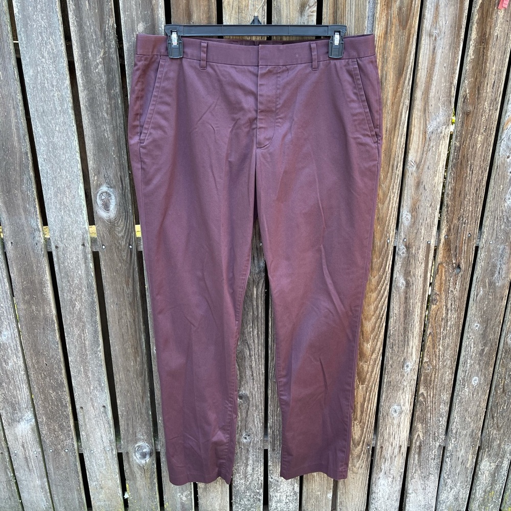 Bonobos Men's Chinos in Deep Burgundy